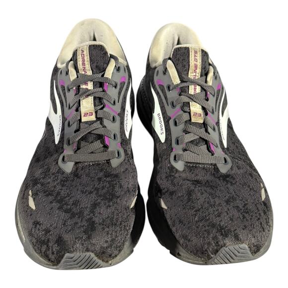 Brooks Adrenaline GTS 23 Running Shoes Black Purple Women’s 11 / Men’s 9.5 B - Picture 3 of 8